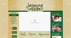 Desktop Screenshot of jasminespabarefoot.com